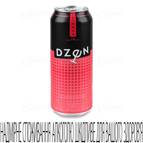Напій слабоалкогольний Dzen Дайкірі з залізної банки, 0,5л