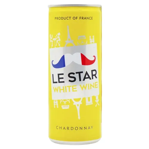 Вино Le Star White Wine Chardonnay біле сухе 13% 250мл