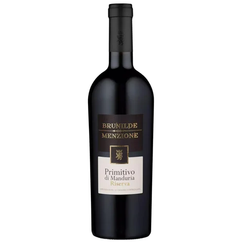 Вино Brunilde di Menzione Primitivo di Manduria DOC Riserva напівсухе 14,5% 0,75л