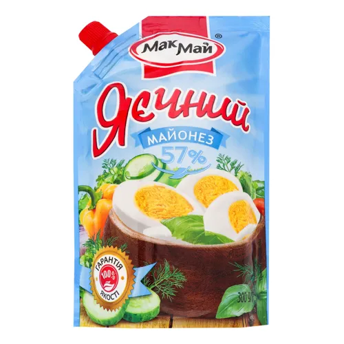 Майонез 57% Яєчний МакМай д/п 300г