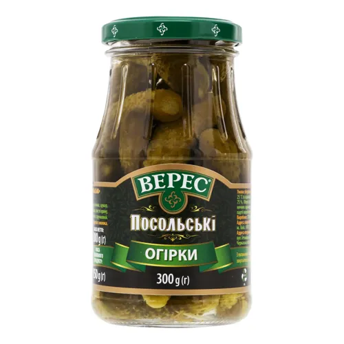 Огірки Посольські Верес с/б 300г