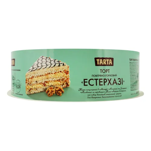 Торт повітряно-горіховий Естерхазі Tarta 850г