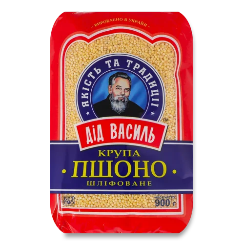 Пшоно Шліфоване Вищого Ґатунку Дід Василь, В/ґ, 900 г