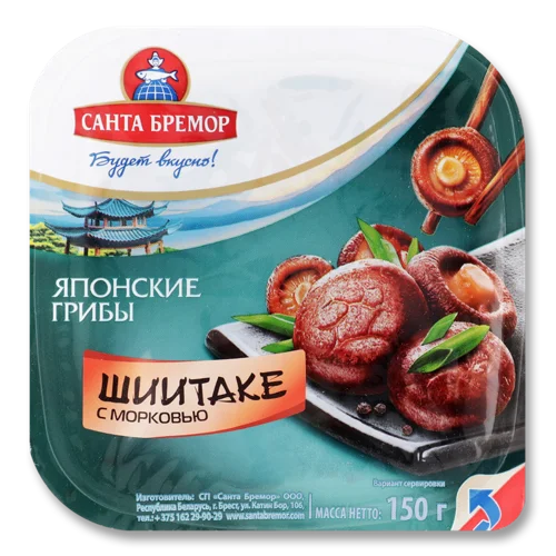 Салат Гриби Шиітаке З Морквою, в/ґ, 150г