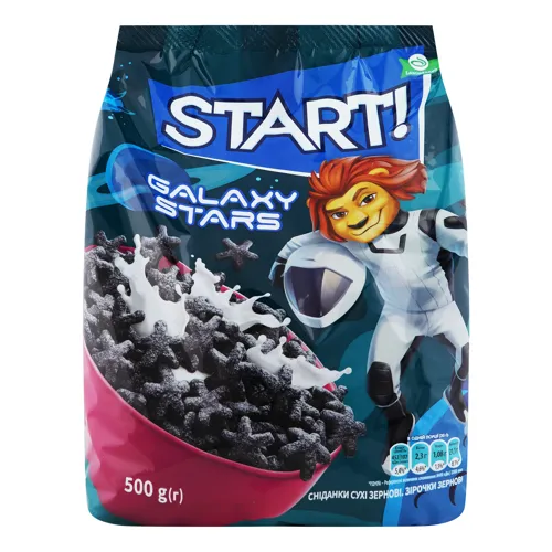 Сніданки сухі зернові Galaxy stars Start! м/у 500г