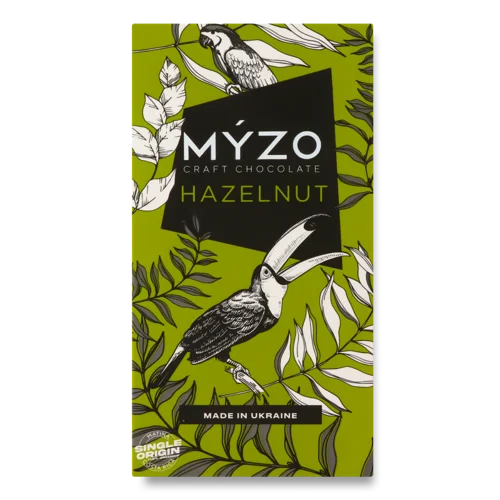 Шоколад Крафтовий З Лісовим Горіхом Myzo, к/у 80г