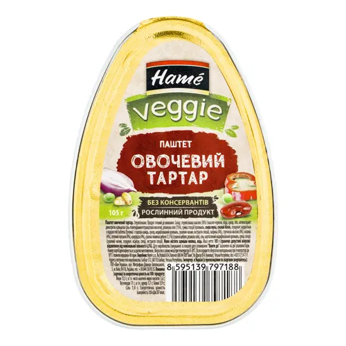 Паштет Овочевий тартар Veggie Hame з/б 105г