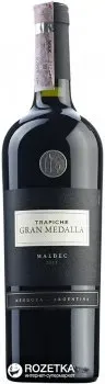 Вино Trapiche Gran Medalla Malbec червоне сухе 0.75л 15%