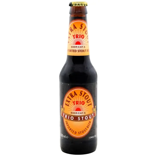 Пиво Trio Stout Extra темне фільтроване 7,2% 0,33л
