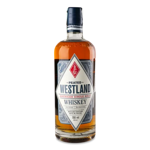 Віскі Westland Peated Bourbon в коробці