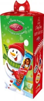 Новий річний подарунок АВК №1 Сказковий сніговик 200г