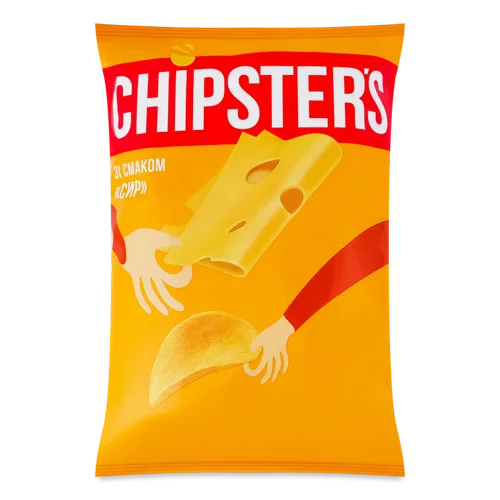 Чипси Картопляні Сир Chipster's В/ґ 100г
