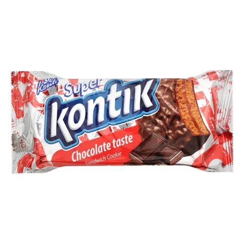 Печиво-сендвіч з шоколадним смаком Супер-Контік Konti 100г