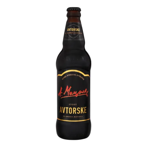 Пиво 0.5л 5.6% темне фільтроване Avtorske Stout Перша приватна броварня пл