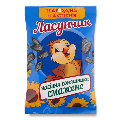 Насіння Соняшника Смажене В/ґ Ласунчик, М/у 95г