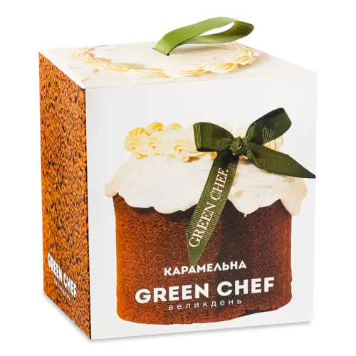 Веганська Паска Великодня з Карамельною Начинкою Green Chef, к/у, 650г