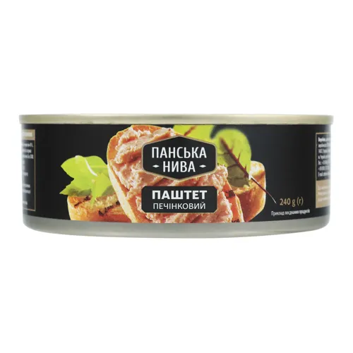 Паштет Панська Нива печінковий класичний 240г ж/б
