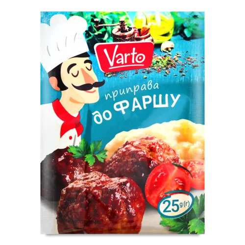 Приправа До Фаршу Varto, вищого ґатунку, 25г