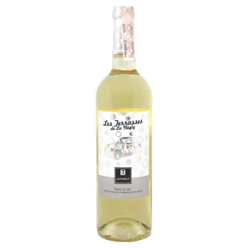 Вино Les Terrasses de la Negly Blanc біле сухе 12% 0,75л