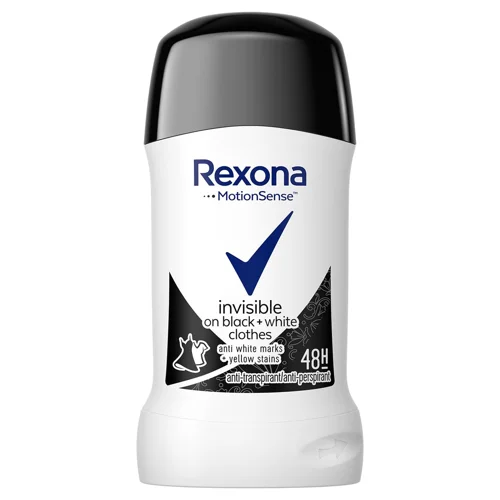 Антиперспірант твердий Rexona Невидимий на чорному та білому 40мл