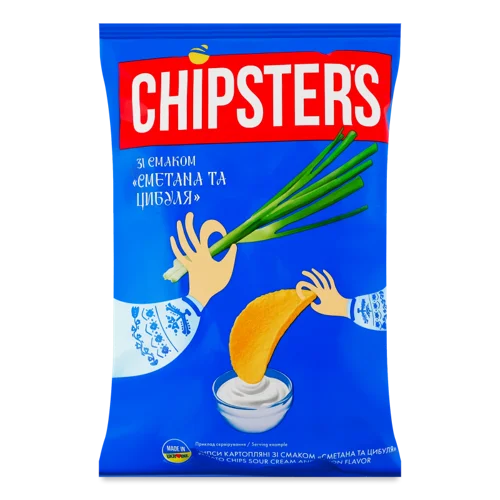 Чипси Картопляні Сметана Та Цибуля В/ґ, 60г