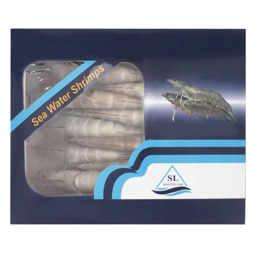 Креветки в панцирі з головою сирі морожені 16/20 Polar Seafood м/у 800г