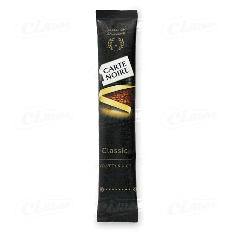 Кава розчинна Carte Noire Classic сублімована, 1,8г