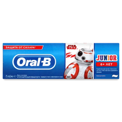 Зубна Паста Oral-B Junior Нежна М'ята, дитяча, в/к