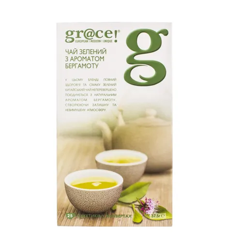 Чай зелений з маслом бергамоту Gr @ ce к/у 25х1.5г