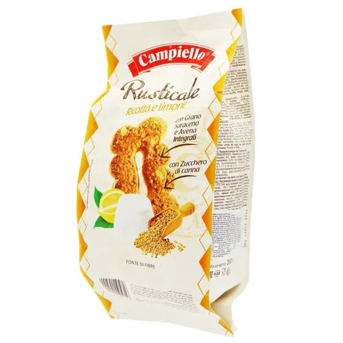 Печиво Campiello Rusticale злакове з сиром рікотта та лимоном 350г