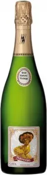 Вино ігристе Naveran Cava Brut Nature Vintage біле брют 12% 0.75л