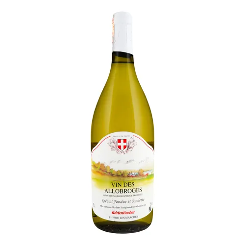 Вино Adrien VacherI Allobroges Croix de Savoie біле сухе 11,5% 0,75л