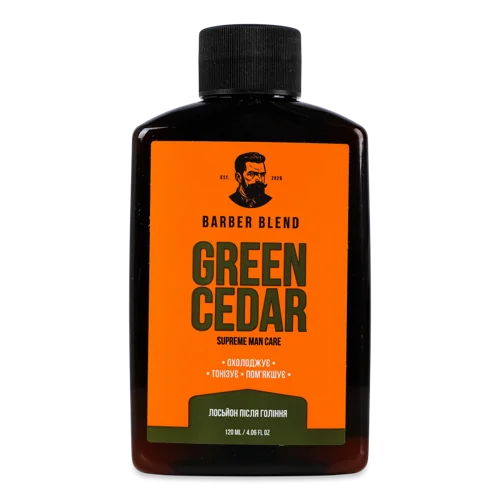 Лосьйон Після Гоління Освіжаючий Green Cedar Barber Blend, 120мл