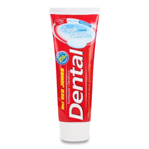 Паста зубна Dental Hot Red Jumbo «Потрійний ефект»