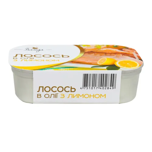 BANGA Лосось з лимоном в олії 120г