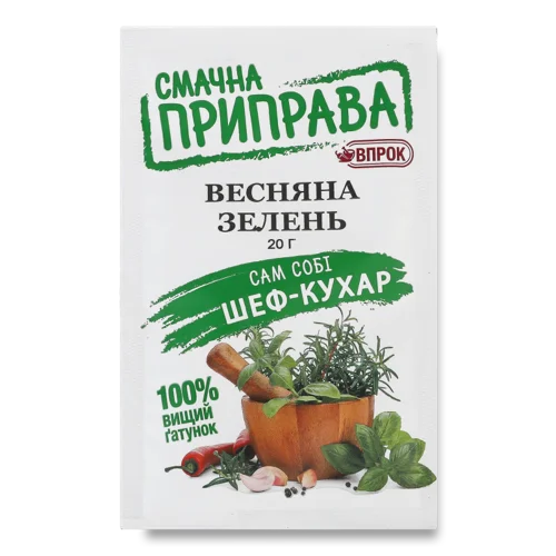 Приправа Весняна Зелень, Вищого Ґатунку, м/у 20г