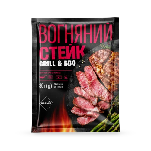 Приправа PREMIA до гриля вогняний стейк