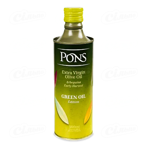 Олія оливкова Pons Green Oil Extra Virgin, 500мл