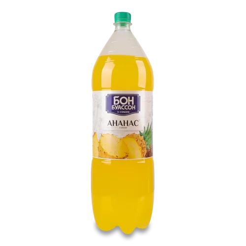 Напій Безалкогольний Соковмісний Сильногазований Ананас, п/пл 2л