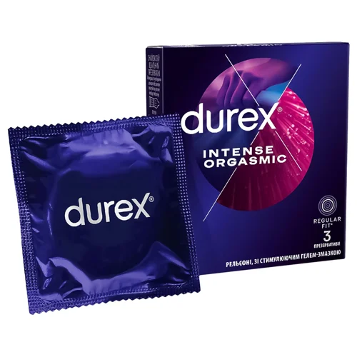 Презервативи Durex Intense Orgasmic латексні з силіконовою змазкою Зшт