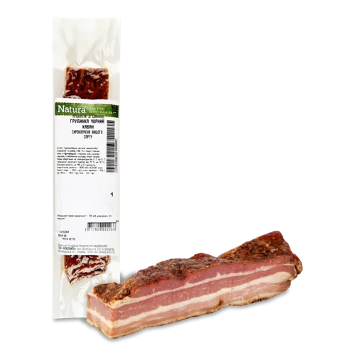Грудинка Сиров'ялена Чорний Кабан Natura, кг