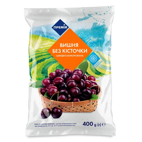Вишня без кісточки Премія заморожена,400г
