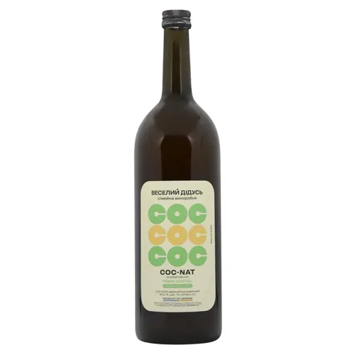 Напій винний Веселий Дідусь Coc-Nat Perry білий солодкий 7% 1л