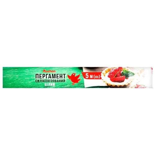 Пергамент Auchan силіконізований 5м