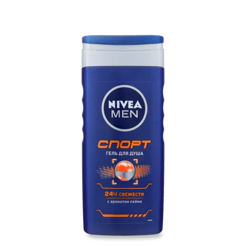 Гель для Душу 2в1 Спорт Nivea Men, Пластикова Пляшка 250мл