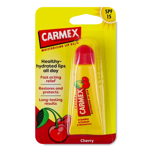 Бальзам для губ зі смаком вишні SPF 15 Carmex, 10г