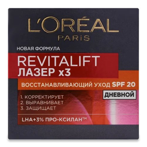 Крем для Обличчя Відновлюючий Revitalift LaserX3 Лореаль Париж, 50мл
