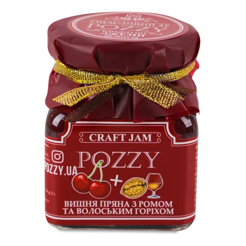 Джем Вишня Пряна З Ромом Та Волоським Горіхом, c/б 130г