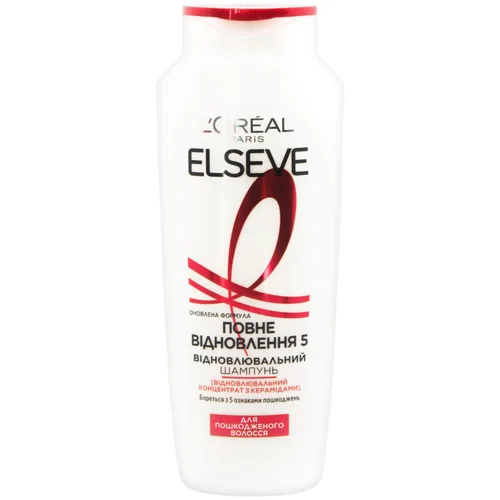 Шампунь L'Oreal Paris Elseve Повне відновлення 5 для пошкодженого волосся 400мл