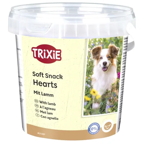 Ласощі для собак Trixie Happy Hearts з ягням 500г